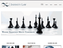 Tablet Screenshot of infinity-law.com